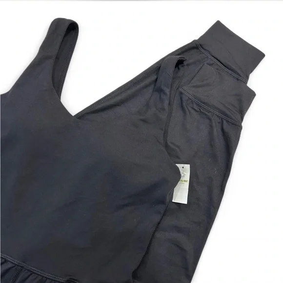 Aerie Offline Black Jogger Jumpsuit, NWT, Women’s Size XS - Picture 8 of 8